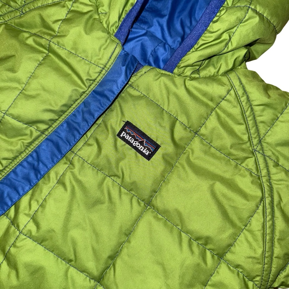 Patagonia Kids Blue and Green Jacket - Picture 6 of 8